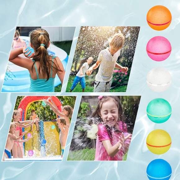 12 Silicone re-useable water balloons - Picture 6 of 8